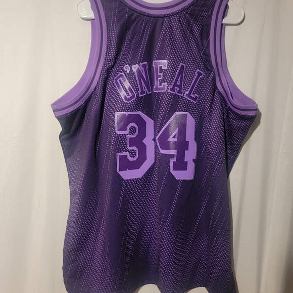 Mitchell & Ness Lakers 96-97 Shaquille O’Neal Monochrome Swingman Jersey Size XL - Picture 2 of 6